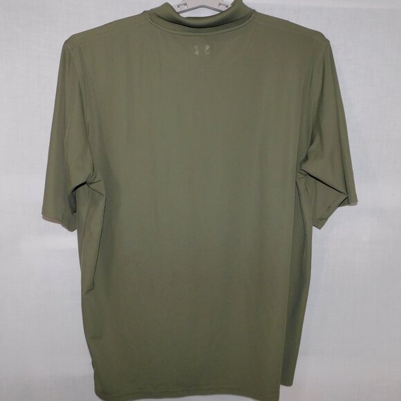 Under Armour Heat Gear Mens 3XL Olive Green Golf Polo Shirt - Picture 7 of 7